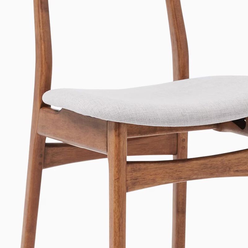 West Elm Classic Caf Dining Chair Crosshatch image number 1